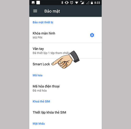 Vào smart lock